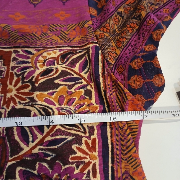 🌎Lucky Brand Persian Carpet Tee: Purple Potion  💜 Sz Small🌎 - Picture 7 of 16